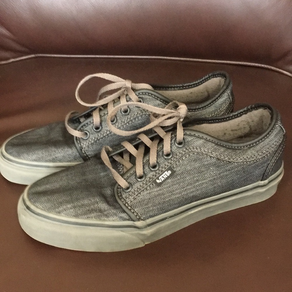 Vans Ultracush Pro size 6.5  EUC. Charcoal Denim